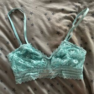 XS blue lace Victoria’s Secret bralette
